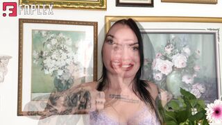 Sexy Tattooed Scarlett Explains How To Jerk Off A Guy's Dick