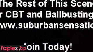 Suburban Sensations Ballbusting - Clayra Beau and her Boyfriend Get Busy Some More