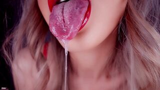 Miss Amelia - Make Cummies For Shiny Red Lips