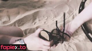 Sand Between Our Toes, Strappy Sandals And Delectable Duo Domination Diana Von Rigg