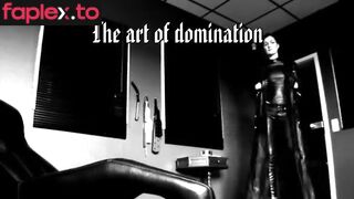 Masturbation Instruction Use My Tight Leather Ass To Jerk Off Lady Victoria Valente