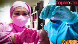 Manila Mistress In Scene: Sadistic Nurses Tormenting Tied Up Patient With Sounding Domina Fire