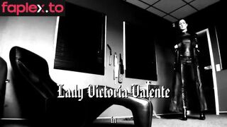 Lady Victoria Valente Headfirst Hanging, Whipping And Wanked Part 1