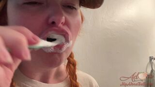 Adora bell - Teeth Brushing in Braids