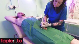 ﻿Domestic Femdom Medical Handjob