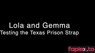 Lola And Gemma Testing The Texas Prison Strap Miss Sultrybelle