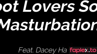 The Harlot House / Dacey Harlot Foot Lovers Solo Masturbation